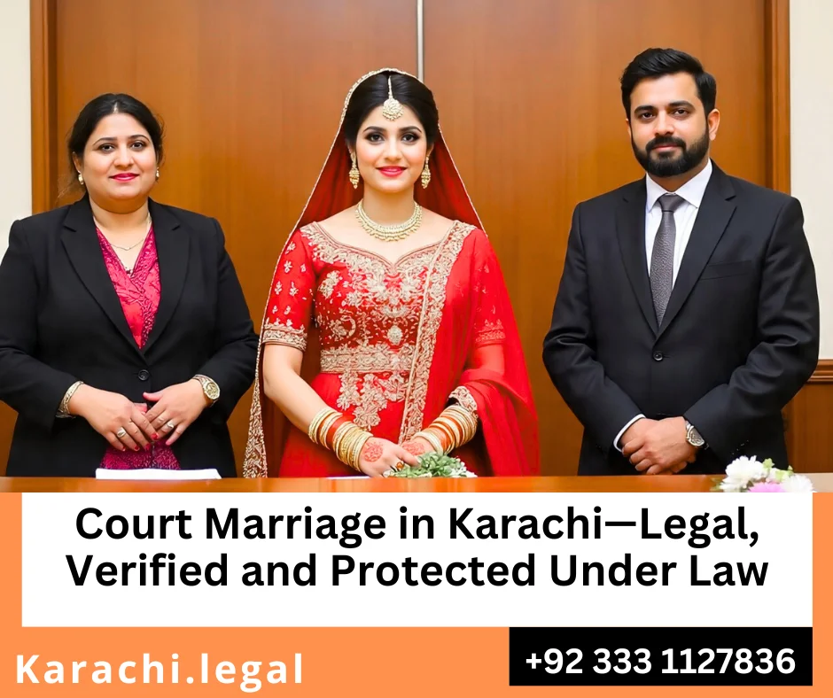 nikahnama signing and affidavit for court marriage Karachi