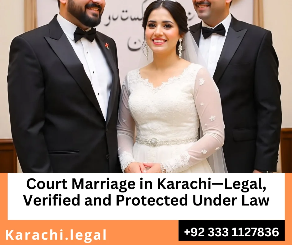 court marriage lawyer Karachi guiding couple
